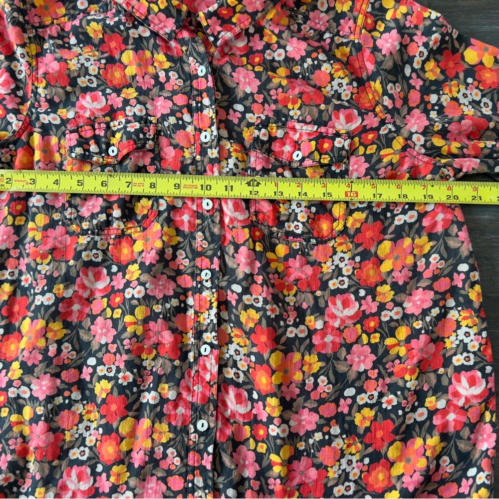Sundance button down Multicolor Floral Shirt Sz XL - Picture 3 of 5